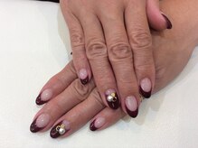 シャンネイルケアサロン(Shan Nail caresalon)/秋ネイルボルドー