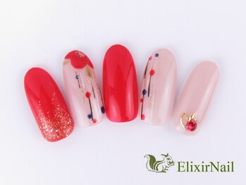 エリクサーネイル 五反田(Elixir Nail)/定額b カジュアル/クーポン使用