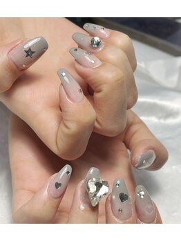 レディスペネイル ノマエ 名駅店(Redispe nail nomae)/gray gradation