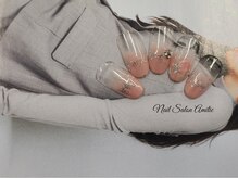 ネイルサロン アミティエ(Nail Salon Amitie)/綺麗めグラデーション上品ラメ＊