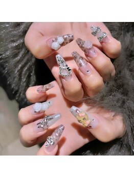 ルーミー アンド コー(Roomy&co.)/豹柄ネイル