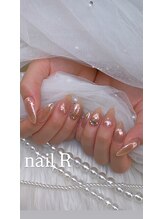 ネイルアール(nail R)/うる艶ミラーネイルです♪