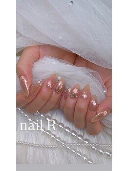 ネイルアール(nail R)/うる艶ミラーネイルです♪