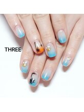 ネイルアンドまつげエクステ専門サロン スリー(THREE)/初回アートコース￥8100