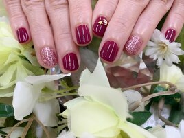 ボルドーカラー★定額デザイン