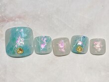 リボン 佐野店(Ribbon)/5月6月フット定額Trend 水滴