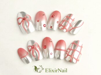 エリクサーネイル 心斎橋(Elixir Nail)の写真/ずっとオフ無料!!【定額カジュアル系300種以上★上品デザイン¥8480】爪にお悩みを持つ方必見!