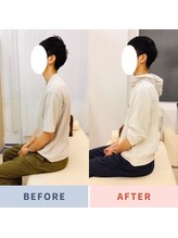 ナオル整体 三鷹院(NAORU整体)/20代男性施術事例【猫背姿勢】