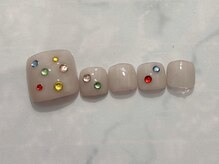ミンクスタイル 浜松町店/フットネイル＊7480デザイン