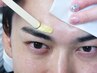 【30代以上向けセット★口コミ】メンズ眉毛ワックス脱毛＆ヘッドスパ10分