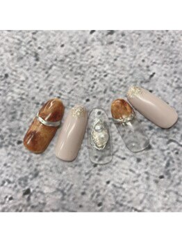 はあとねいる 大阪あびこ店の写真/【定額デザイン¥4,400/革命ネイルサロン★】高リピート率◎シンプル・ニュアンス・アートまで幅広く対応♪