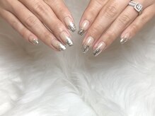 ベルフィオーレ 拝島店(bel fiore)/シルバーラメ　グラデーション　