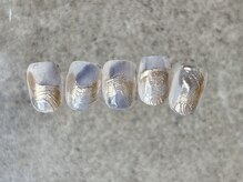 ネイル サヴォイ 本厚木店/デザインミラーネイル