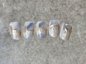 ネイル サヴォイ 本厚木店/デザインミラーネイル