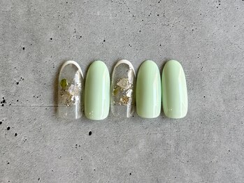 ニアウネイル(niau nail.)/キラキラクリアネイル