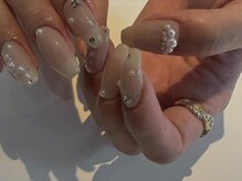 アイネイルズ 渋谷店(I nails)/【Kana.y】ベージュパール