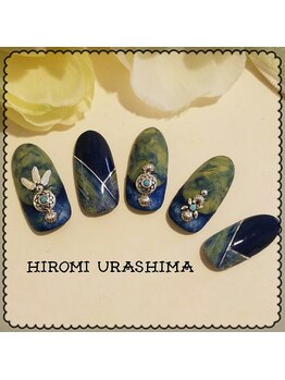 ネイルサロンシャネイル/迷彩柄ネイル