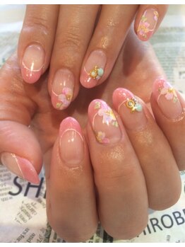 トータルサロン 白べぇーっ プラス/フラワーフレンチ*