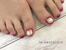 ネイルサロンアンドスクール ビーアンビシャス(be ambitious)/親指アート