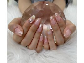 店舗限定☆スノードームネイル