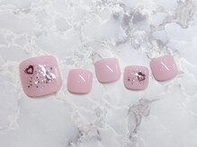 ネイルサロン クラーヴォ(cravo)/フットシンプルアートコース　16