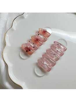 【¥8800】チークネイル