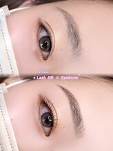 メル(meru)/eyebrow × lash lift