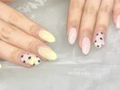 パステルカラードット♪