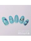 夏の定額ジェルアート　9460円