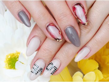 フラッシュネイル フレンテ西宮店/除去付デザイン定額コ-ス◇