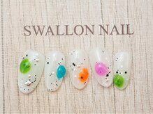 スワロンネイル(SWALLON NAIL)/７・８月定額ネイル