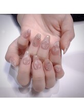 クリスタルネイルサロン(Crystal Nail)/蝶々ネイル