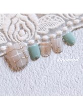 たゆ ネイル(たゆnail)/ニュアンスフットネイル♪