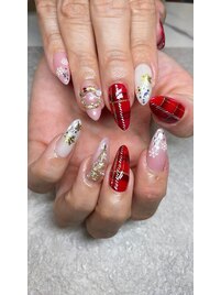 クリスマスネイル
