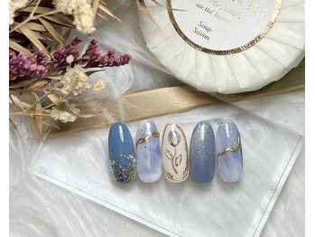 ビューイング(美ing)/ブルーチューリップネイル¥12280