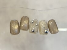 ラクネイル 浦和店(raku nail)/マグネットニュアンスネイル