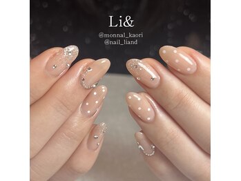 リアンド(Li&)/ちゅるんベージュネイル♪