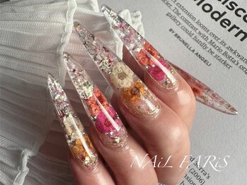 ネイルファリス(NAiL FARiS)/埋め込みドライフラワー