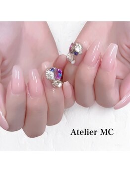 アトリエ エムシー 新富町(Atelier MC)/ワンカラー+追加ストーン