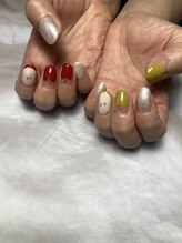 フォレドールエクラン(Foret D'or ecrin)/林檎ネイル