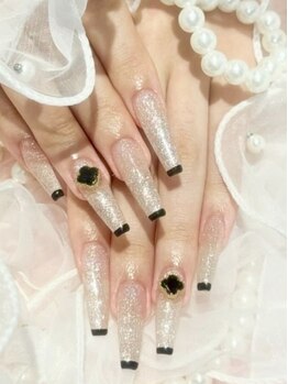 ウィステリア(Wisteria)の写真/《名駅スグ/定額デザイン豊富◎》12月限定クーポンあり♪艶・モチの良いネイルでワンランク上の輝きを*