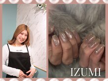 【IZUMI】マグネットやホログラムを使ったキレイ×可愛いデザインはお任せ！繊細な手作業で理想のお爪に♪