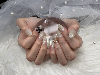 ラピネイル(Lapi Nail)/長さ出しワンカラーリボン