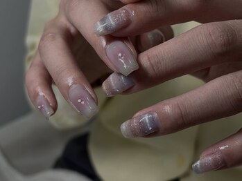 スリー(THREE.)の写真/【当日予約OK】夜のお時間帯も◎豊富なカラーとパーツで幅広いデザイン提案が魅力♪亀有駅徒歩5分