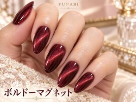 ボルドーマグネットネイル