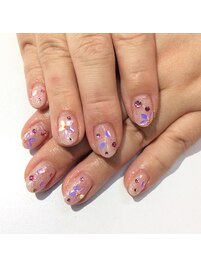 お花ネイル