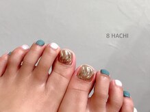 8(HACHI)/フットネイルデザインネイル