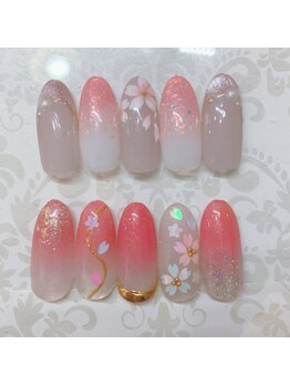 ティーエヌ 本厚木店/春ネイル☆7000円【7700円税込】