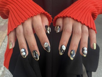 レアース(Lea's)/大ぶりパーツ ブラックネイル