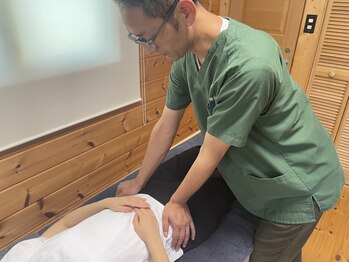 キノイエ/骨盤の水平化を確認